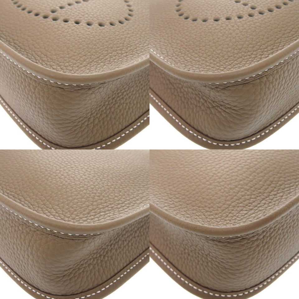 Hermes Shoulder Bag Taurillon Clemence Etope Evelyn TPM Amazone