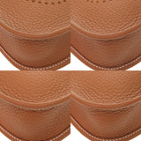 Hermes Shoulder Bag Taurillon Clemence gold Evelyn TPM Amazone