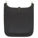 Hermes Shoulder Bag Taurillon Clemence black Evelyn TPM Amazone