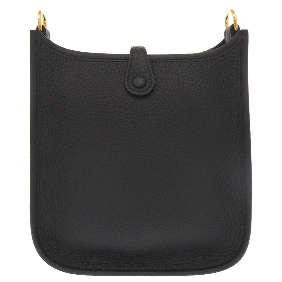 Hermes Shoulder Bag Taurillon Clemence black Evelyn TPM Amazone