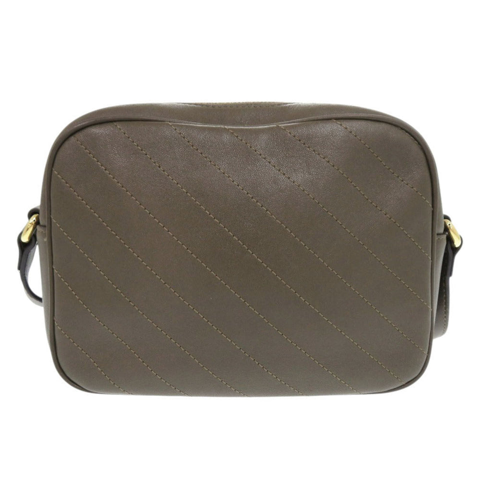 Gucci Shoulder Bag 742360 leather Brown Blondy