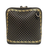 Gucci Shoulder Bag 511189 leather black x SEGA GUCCY print