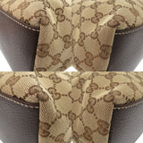 Gucci Tote Bag 153009 GG canvas, leather Brown Women