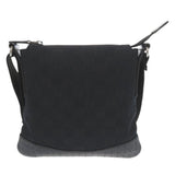Gucci Shoulder Bag 147671 GG canvas, leather black