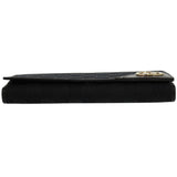 Gucci Long Wallet Purse 181593 GG canvas black Interlocking G