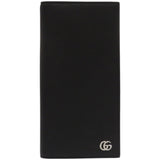 Gucci Long Wallet Purse 835054 Grain leather black Double G Long Wallet
