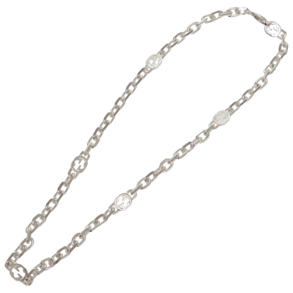 Gucci Necklace Silver925 Silver Interlocking G