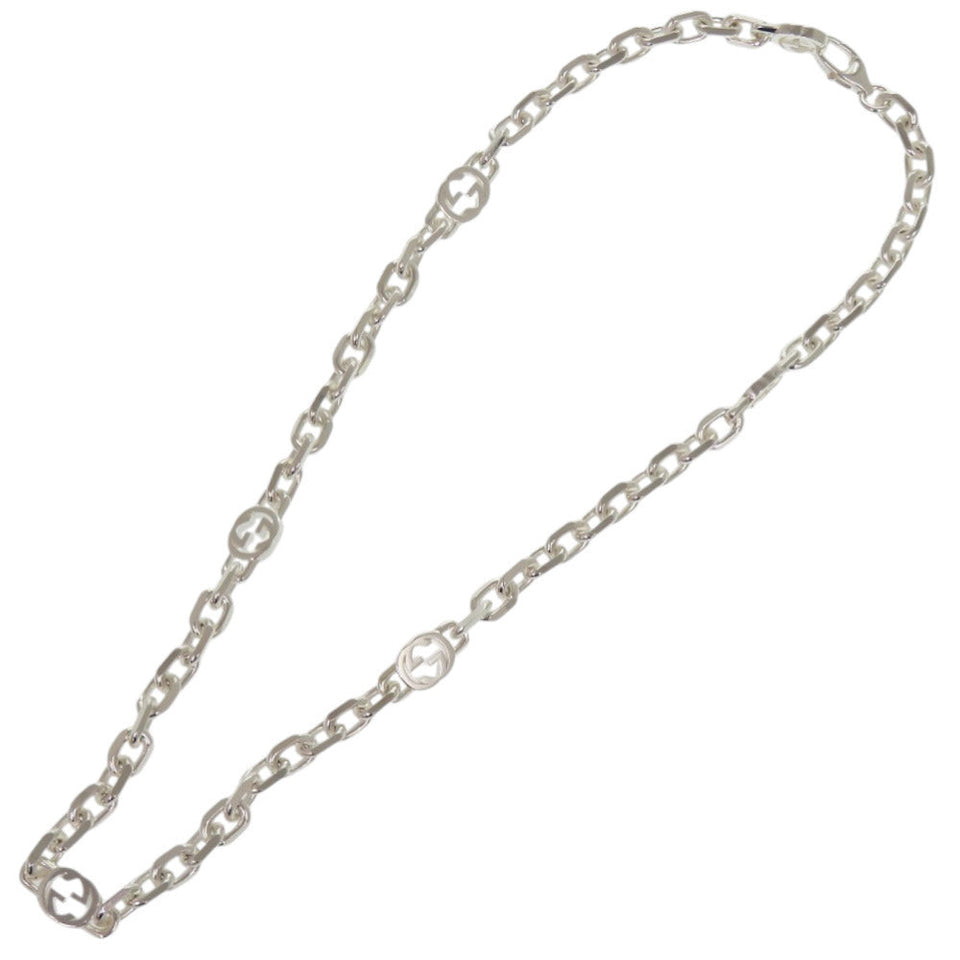 Gucci Necklace Silver925 Silver Interlocking G