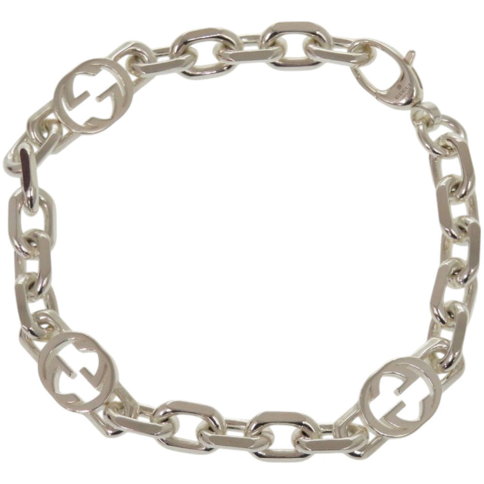 Gucci bracelet Silver925 Silver Interlocking G 17