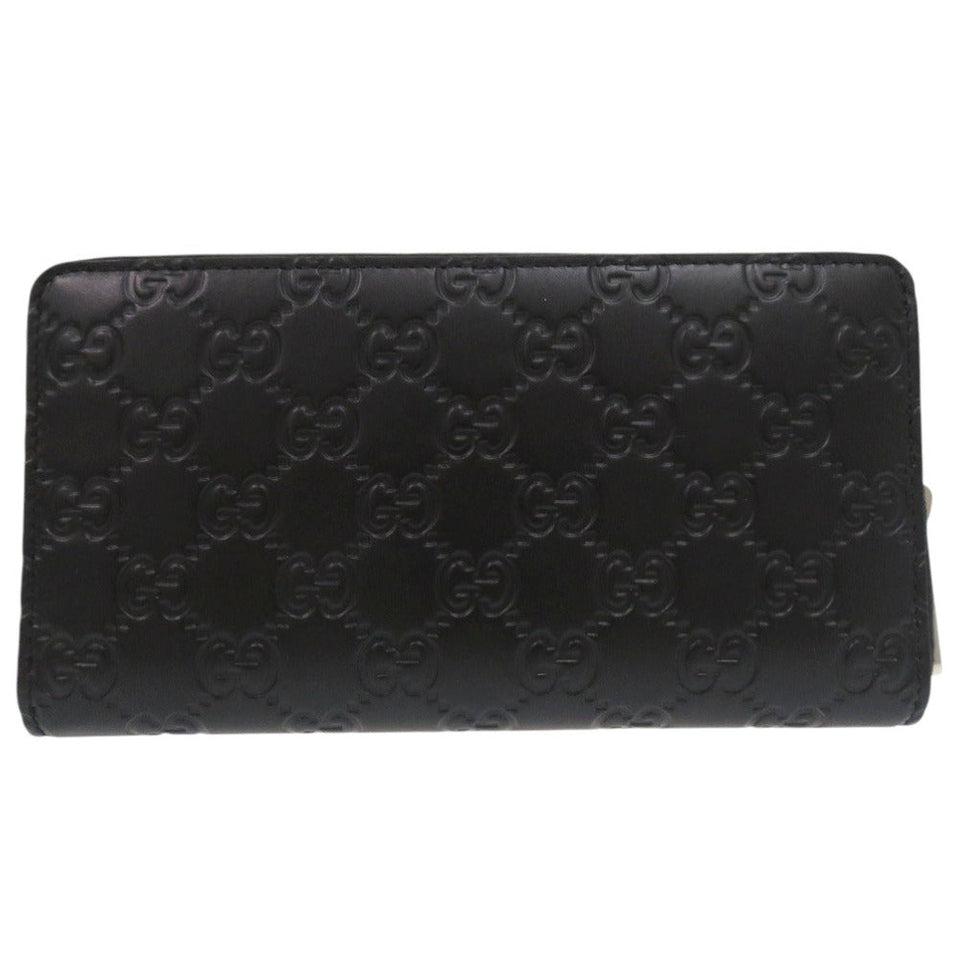 Gucci Long Wallet Purse 473928 525040 leather black