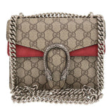 Gucci Shoulder Bag 421970 GG Supreme, suede beige Dionysus