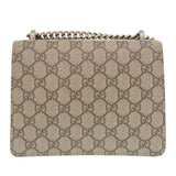 Gucci Shoulder Bag 421970 GG Supreme, suede beige Dionysus