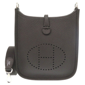 Hermes Shoulder Bag Taurillon Clemence Dark bronze Evelyn TPM Amazone