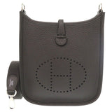 Hermes Shoulder Bag Taurillon Clemence Dark bronze Evelyn TPM Amazone