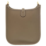 Hermes Shoulder Bag Taurillon Clemence Etope Evelyn TPM Amazone