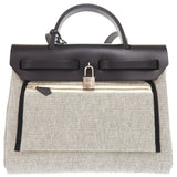 Hermes Handbag Toile H, Vash Hunter Blue indigo Herbag Zip 31 PM Pegasus Pop Women