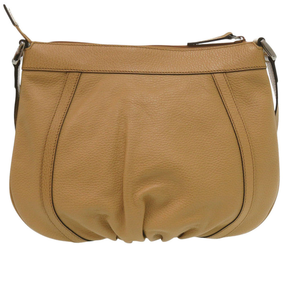 Gucci Shoulder Bag 265691 leather Camel Abbey Women
