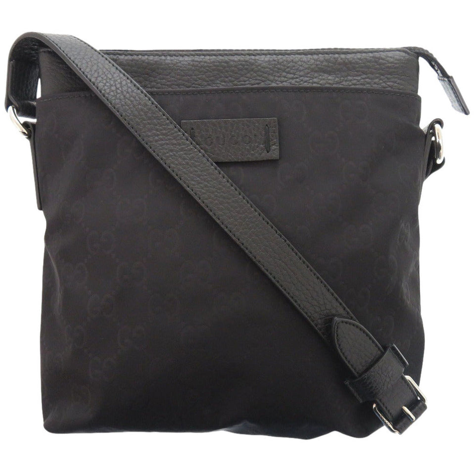 Gucci Shoulder Bag 510339 Nylon black GG Women