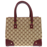 Gucci Handbag 120895 GG canvas, leather beige Women