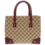 Gucci Handbag 120895 GG canvas, leather beige Women
