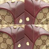 Gucci Handbag 120895 GG canvas, leather beige Women