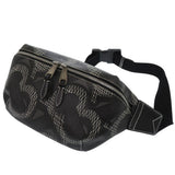 Burberry Waist bag PVC black Sling bag one belt TB monogram mens