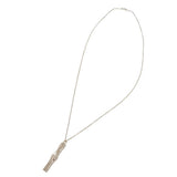 Gucci Necklace Silver925 Silver Bamboo Long Necklace Women
