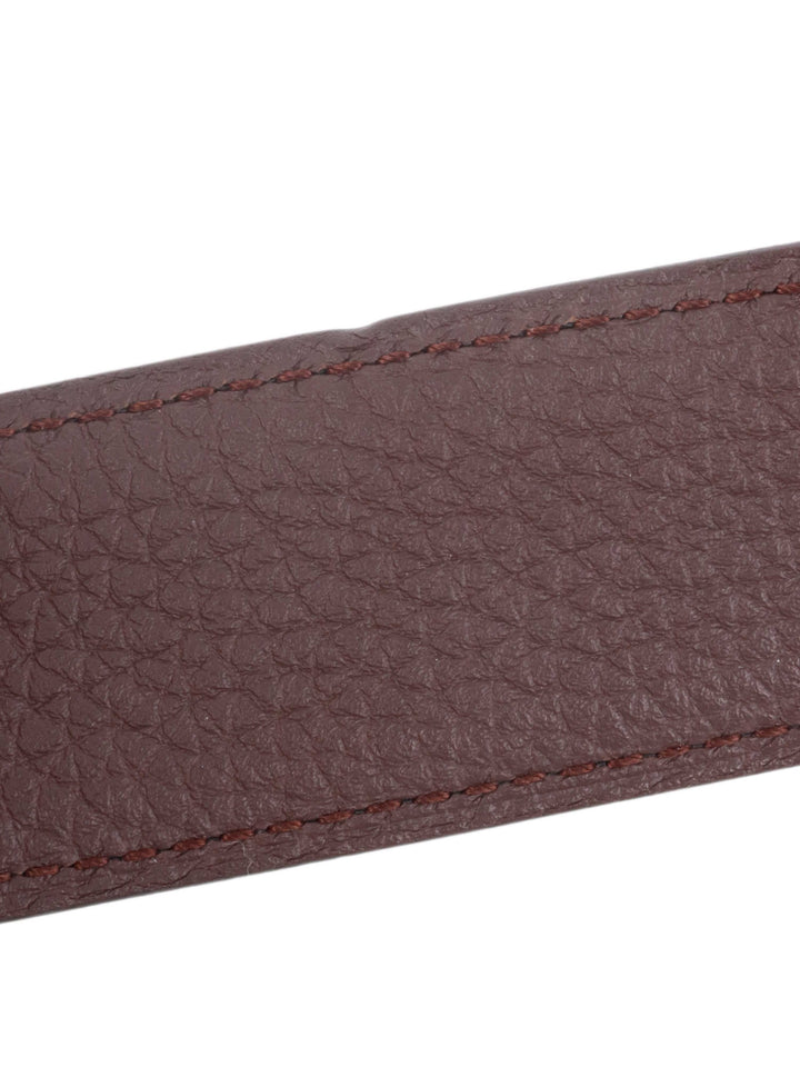 Hermes All Black Matte H Belt.