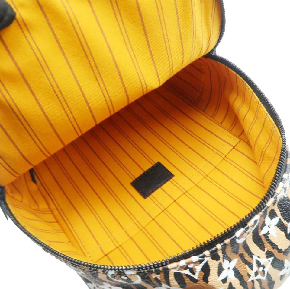 Louis Vuitton Palm Springs Jungle PM Monogram Giant Backpack Black