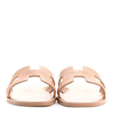 Hermes Epsom Oran Sandals 37.5 Beige Perlino