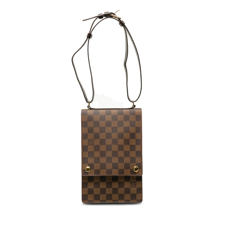Louis Vuitton Louis Vuitton Damière Evene Shoulder Bag PVC/Leather Brown
