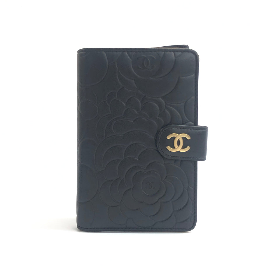 Chanel Camellia Lambskin Wallet