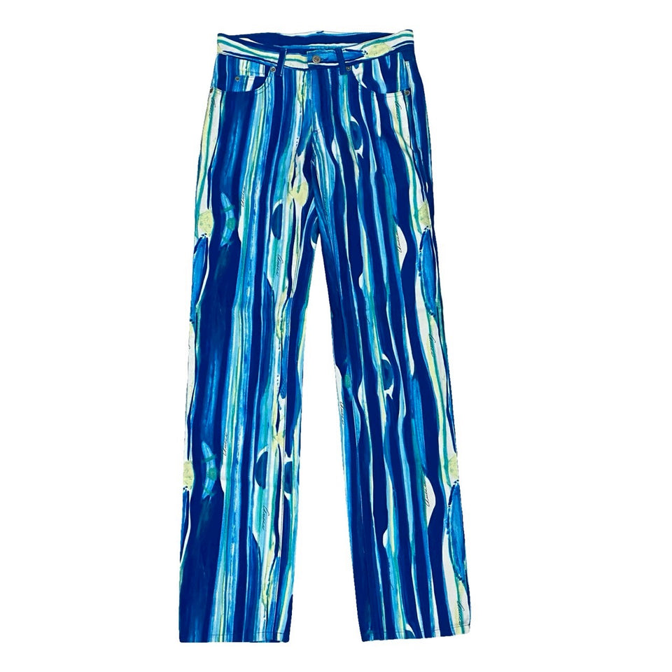 Gucci Pants cotton blue 44