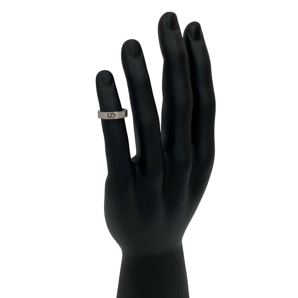 Gucci Ring K18 white gold Silver Icon Stardust Ring