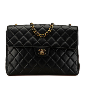 Chanel Matelasse Coco Mark Lambskin Shoulder Bag