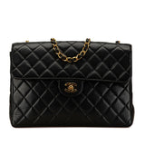 Chanel Matelasse Coco Mark Lambskin Shoulder Bag
