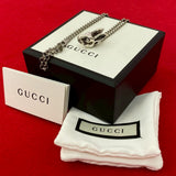 Gucci Necklace Silver925 Silver Anger Forest Rabbit Head Necklace