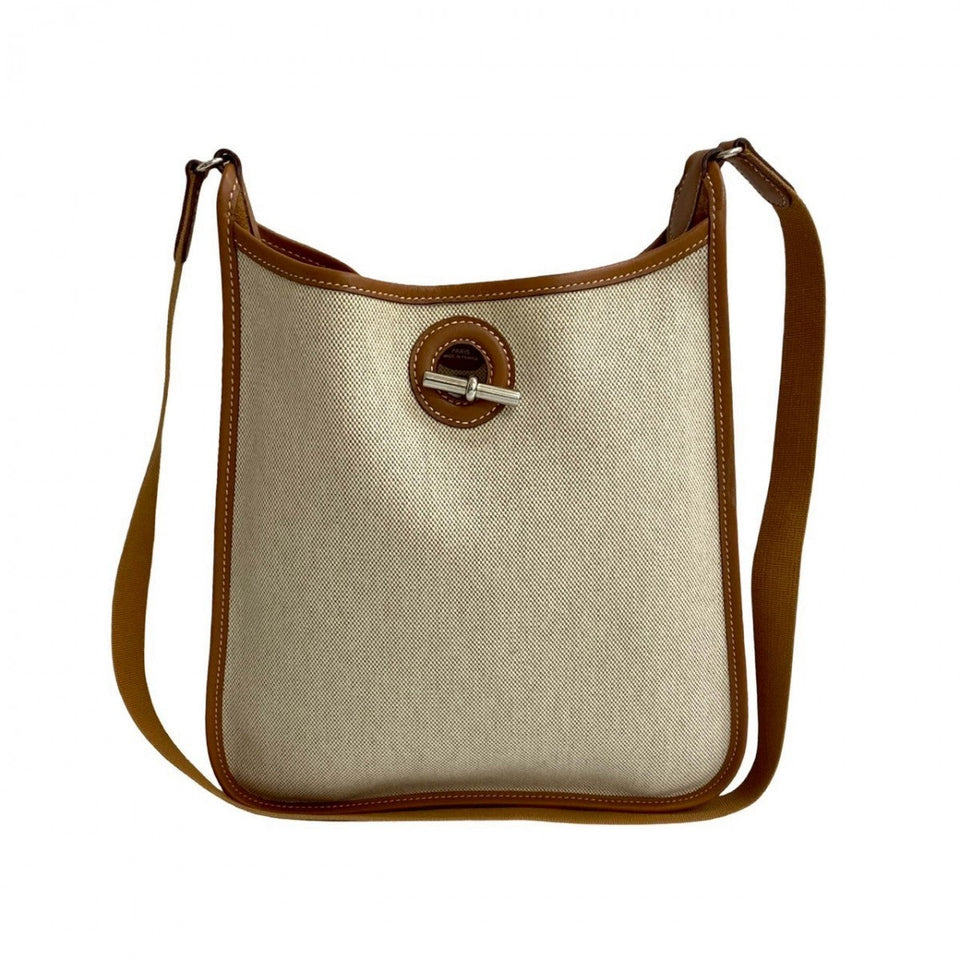 Hermes Shoulder Bag Tower ash Brown Vespa PM