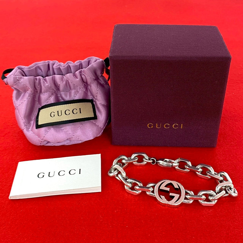 Gucci bracelet Silver925 Silver Interlocking G Bracelet