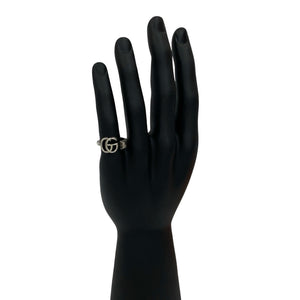 Gucci Ring Silver925 Silver Arabesque Double G Ring 17