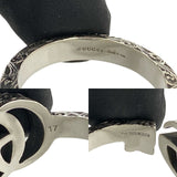 Gucci Ring Silver925 Silver Arabesque Double G Ring 17