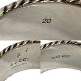 Gucci Ring Silver925 Silver Double G ring 20