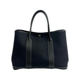 Hermes Tote Bag Towar Officier black Garden party PM