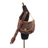 Louis Vuitton Monogram Tulum GM Shoulder Bag Brown Gold Hardware