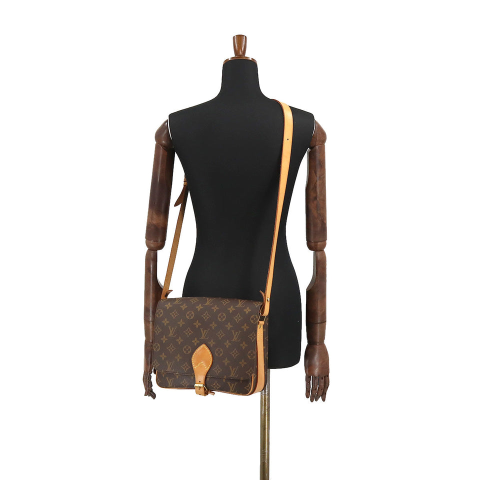 Louis Vuitton Monogram Cult Ciel Shoulder Bag Brown