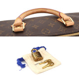 Louis Vuitton Monogram Speedy 30 Hand Bag Brown Rfid Gold Hardware