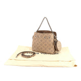 Louis Vuitton Mahina Bella Shoulder Bag Leather Galle Creme
