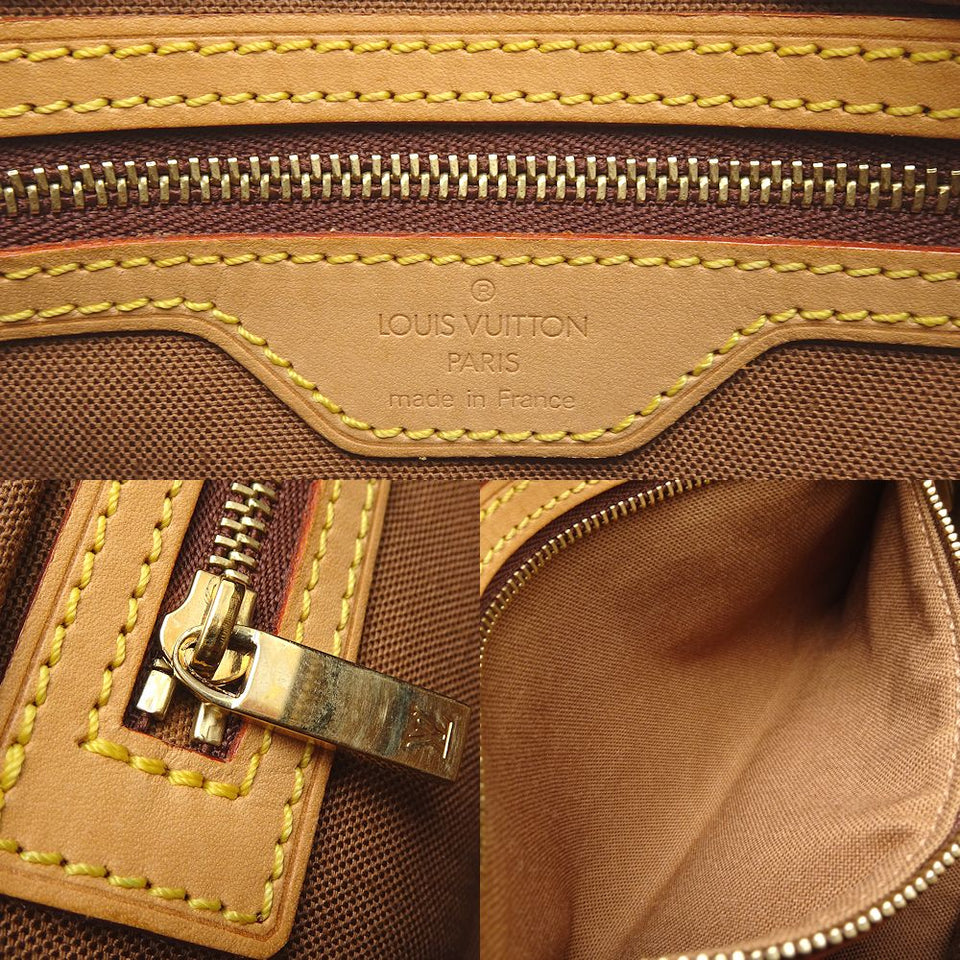 Louis Vuitton Monogram Trotter Shoulder Bag Brown
