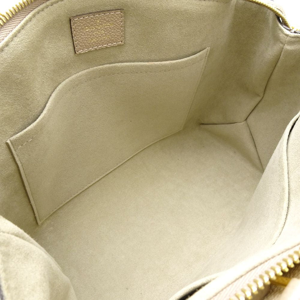 Louis Vuitton Petit Palais PM Bicolor Monogram Implant Handbag Tourtrell Creme