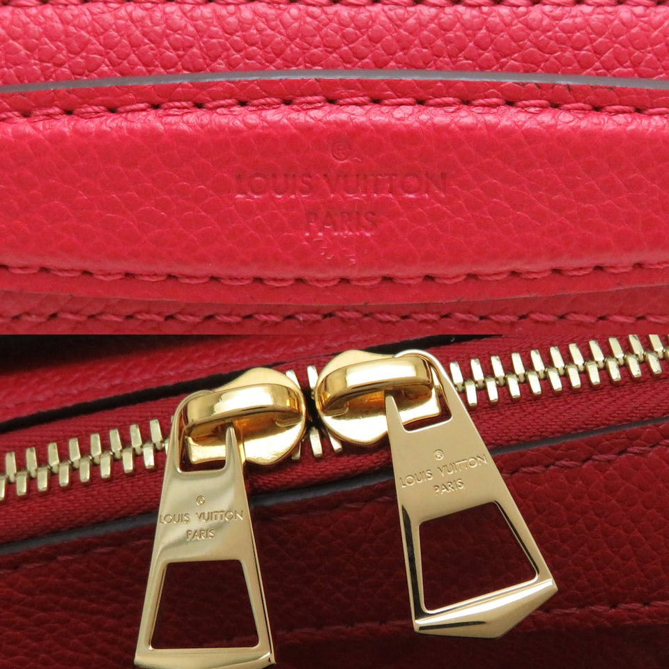 Louis Vuitton Santonge Crossbody Shoulder Bag Amplant Scarlet Red